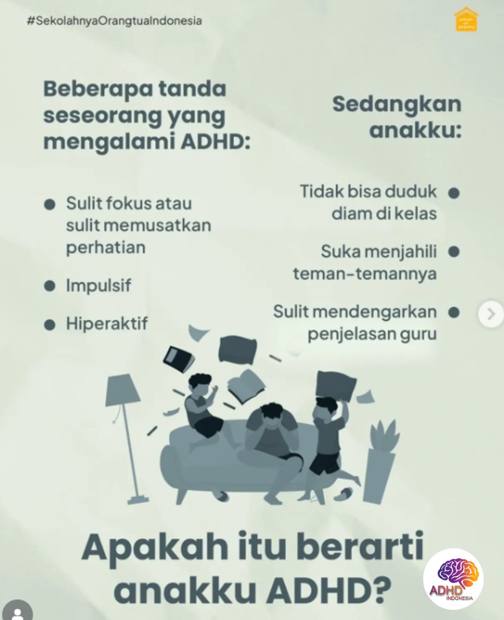 Ciri dan Gejala ADHD pada Anak Usia Dini di Kabupaten Lombok Tengah